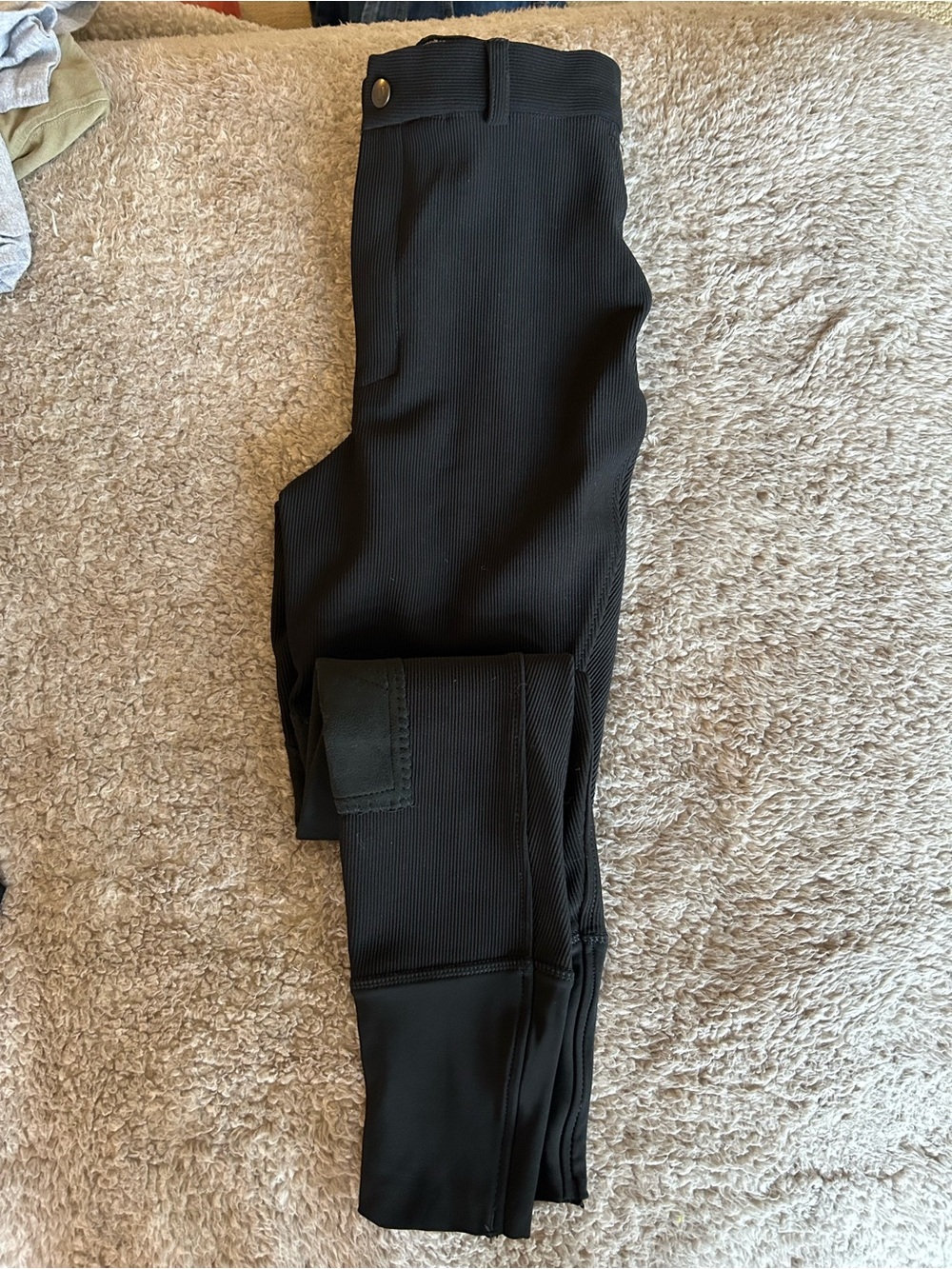 Kids size 12 Black Breeches equestrian pants - excellent cond